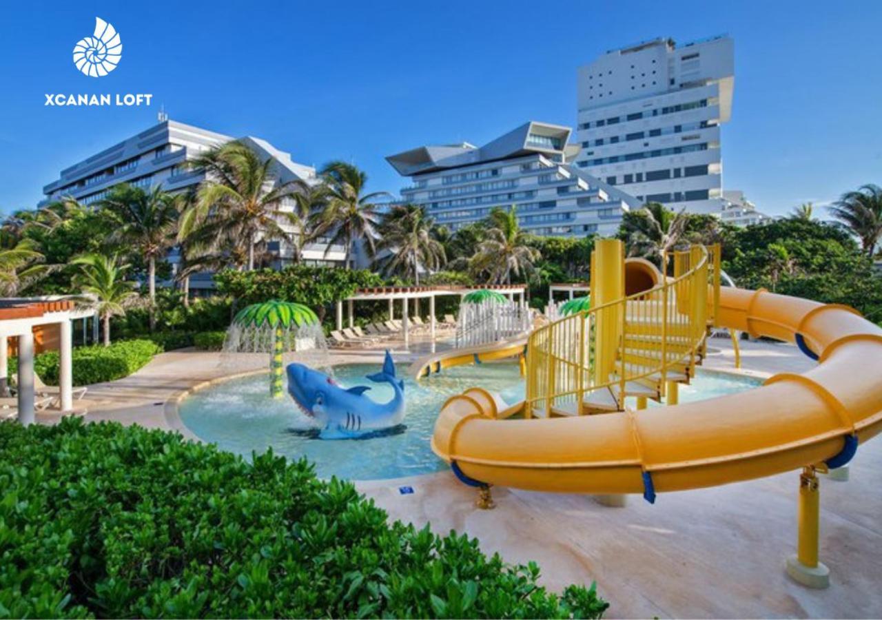 Xcanan Loft On Park Royal, The Best Area In Cancun Right On The Beach ภายนอก รูปภาพ
