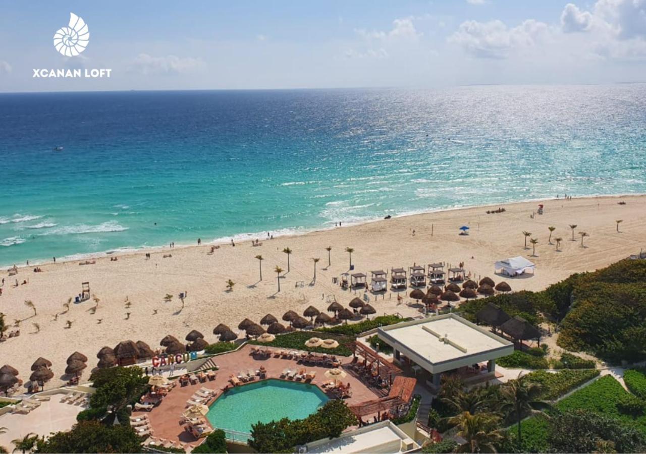 Xcanan Loft On Park Royal, The Best Area In Cancun Right On The Beach ภายนอก รูปภาพ