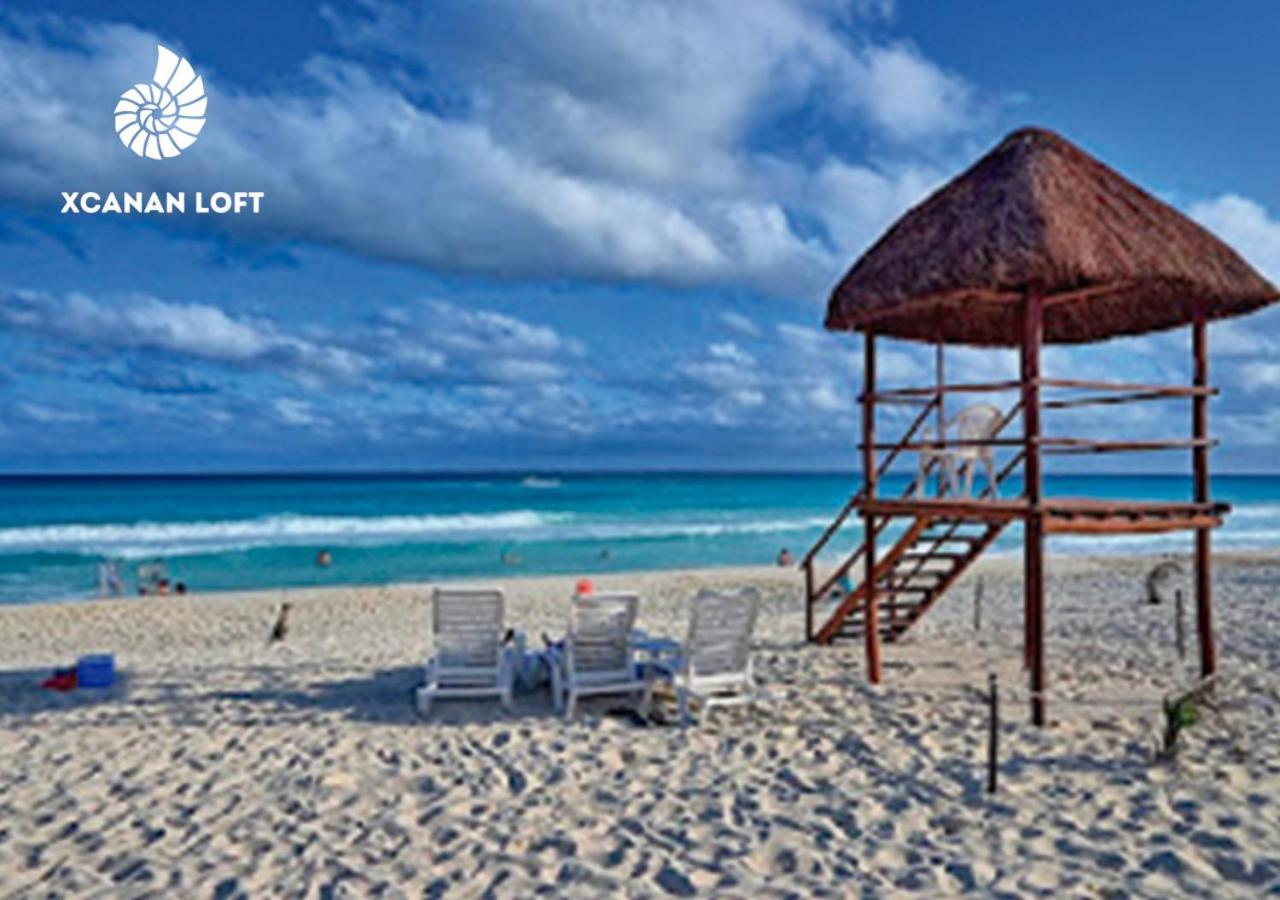 Xcanan Loft On Park Royal, The Best Area In Cancun Right On The Beach ภายนอก รูปภาพ
