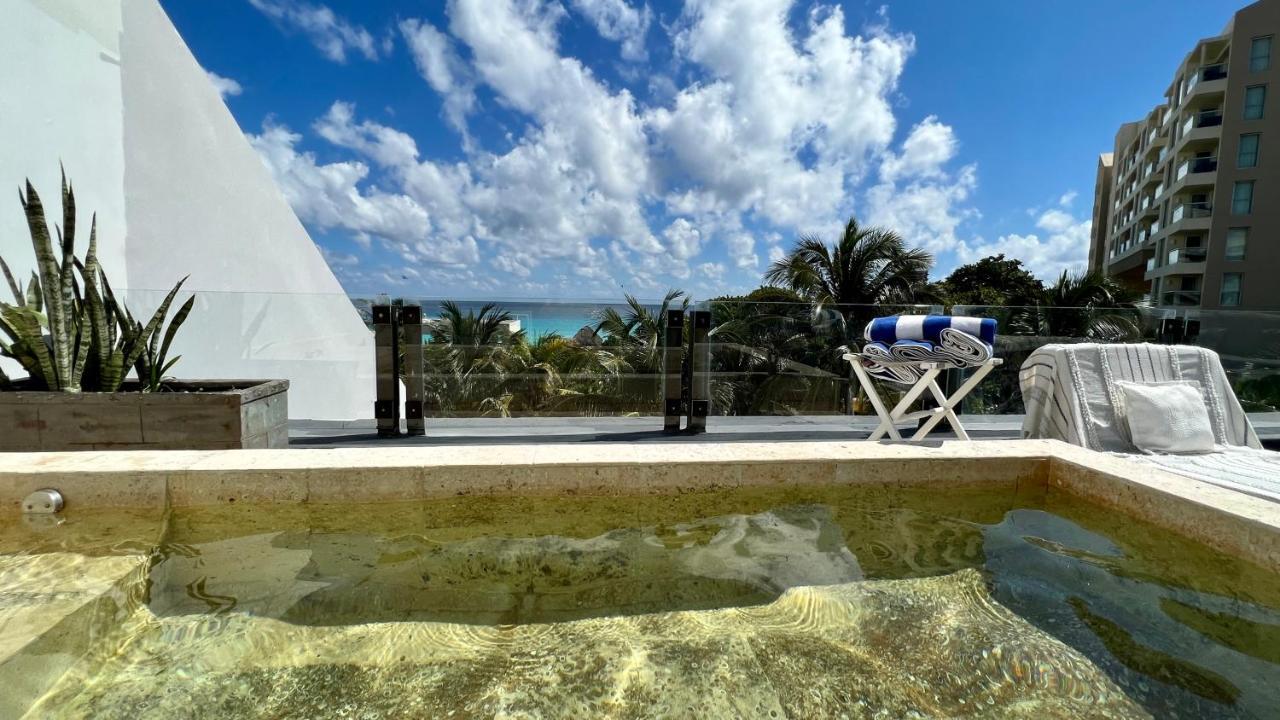 Xcanan Loft On Park Royal, The Best Area In Cancun Right On The Beach ภายนอก รูปภาพ