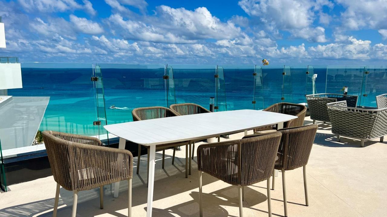 Xcanan Loft On Park Royal, The Best Area In Cancun Right On The Beach ภายนอก รูปภาพ