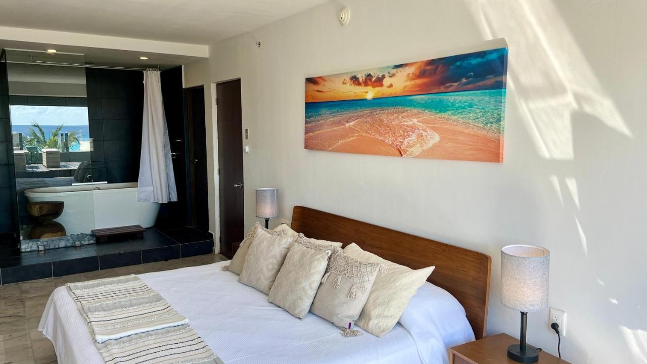 Xcanan Loft On Park Royal, The Best Area In Cancun Right On The Beach ภายนอก รูปภาพ