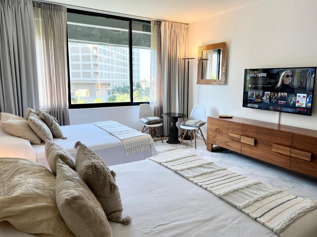 Xcanan Loft On Park Royal, The Best Area In Cancun Right On The Beach ภายนอก รูปภาพ